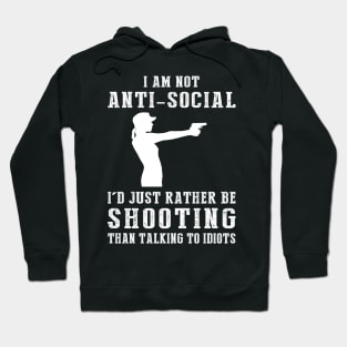 Aiming for Fun - Embrace the Shooting Humor! Hoodie